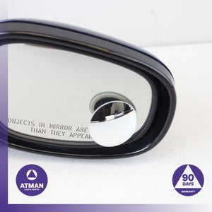 10-13 BMW E82 128i Shadow Line Right Rear View Door Mirror Blue OEM 77k