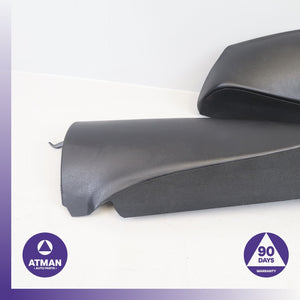 17-23 BMW G30 530e 540i Rear Left &amp; Right Seat Bolster Cover Trim Set Black OEM