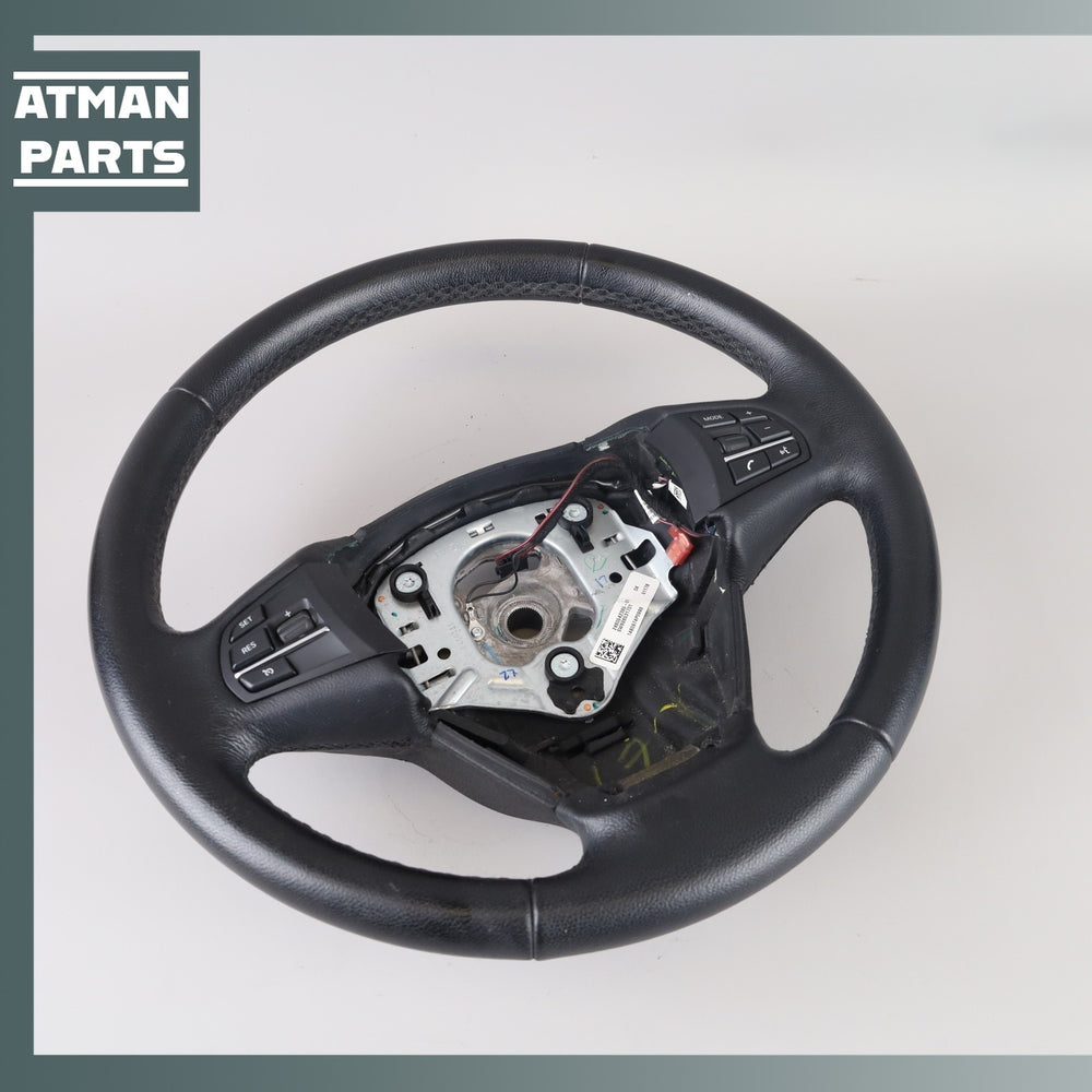 14-19 BMW F15 X5 Steering Wheel Black 32306881301 OEM