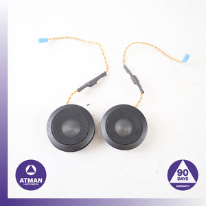 BMW E88 128i 135i Convertible Rear Quarter Trim Speaker Tweeter Set OEM