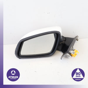 14-16 BMW F10 535i Left Driver Side Rear View Door Mirror w/Camera White OEM 96k