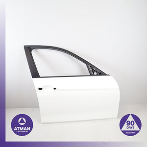 12-18 BMW F30 320i Front Right Side Door Shell Panel White 41007298566 OEM