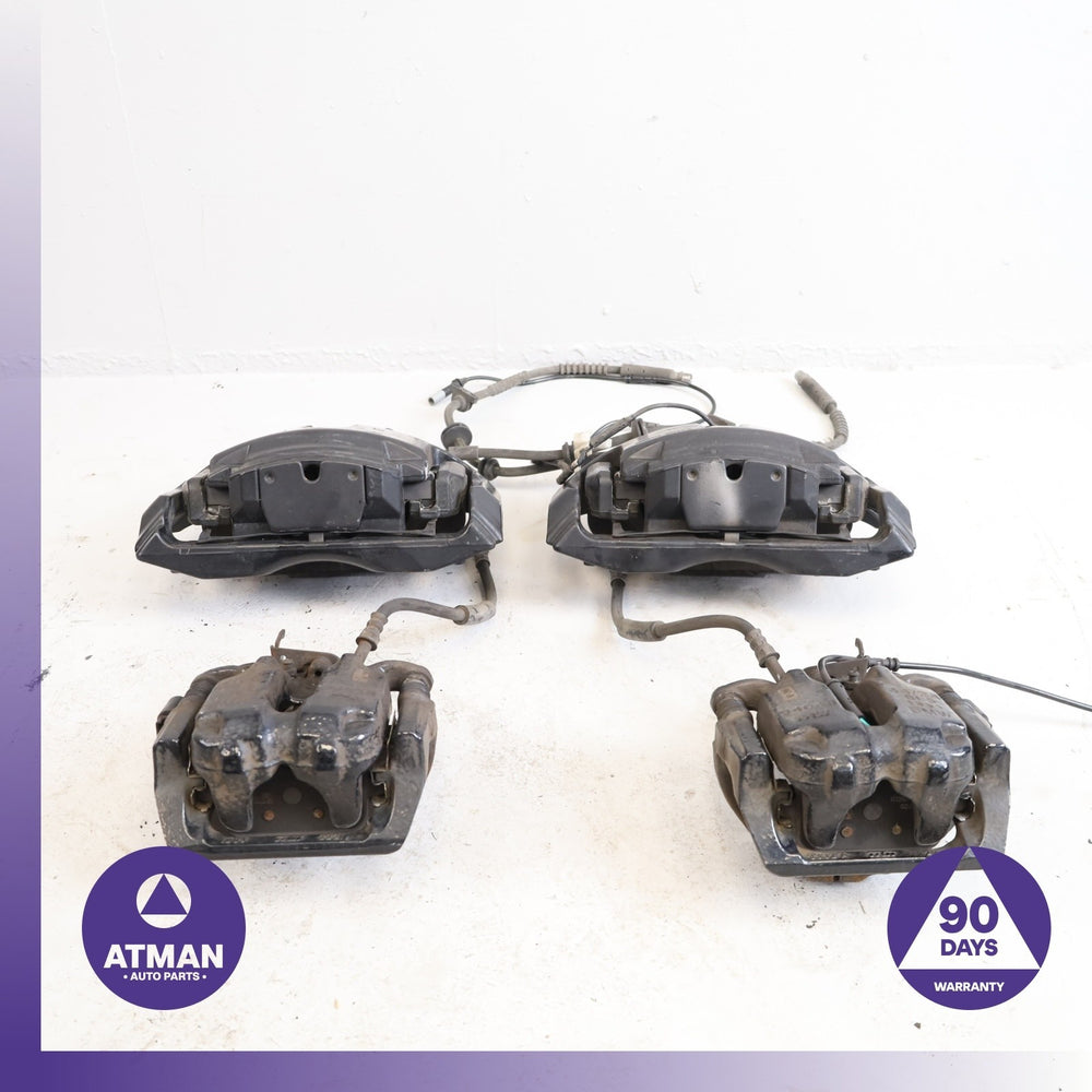 12-19 BMW F06 650i 640i M-Sport Front & Rear Brake Caliper Set Black OEM