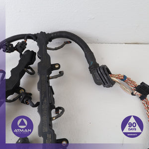 10-13 BMW F02 750i 550i Engine Ignition Module Wiring Harness 12517614896 OEM — photo 4