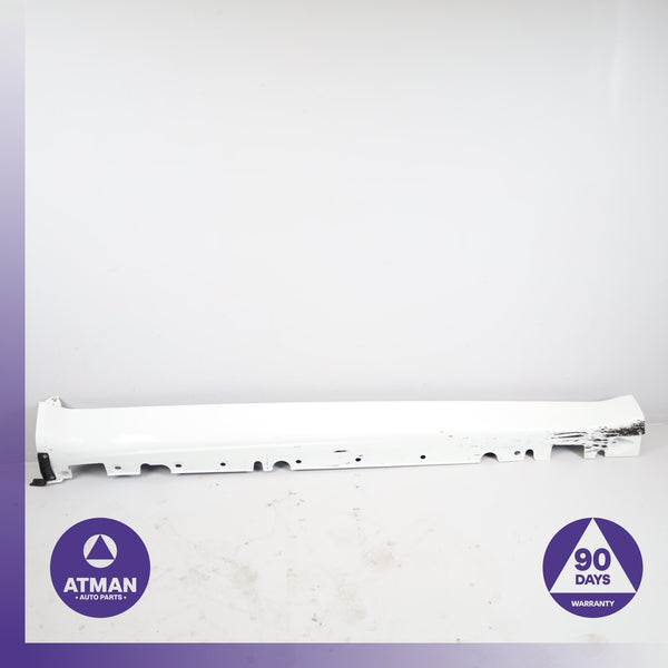 09-13 BMW E70 X5M M-Sport Right Side Skirt Rocker Molding Trim Panel White OEM