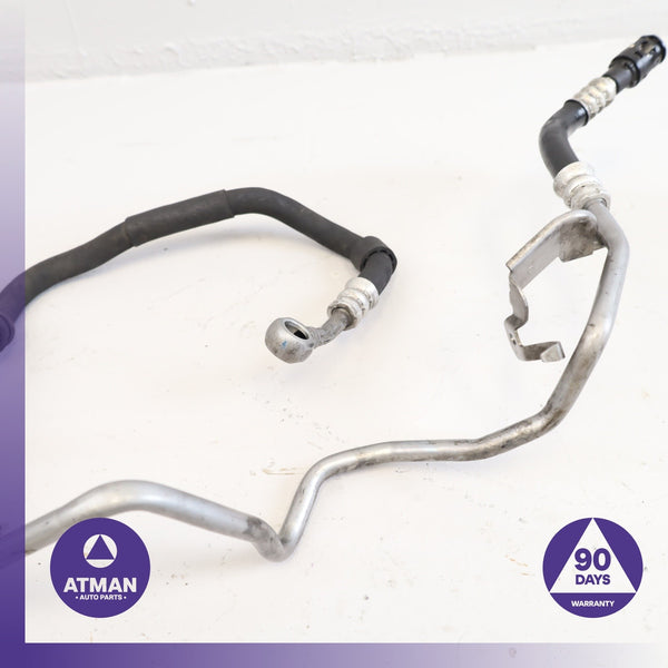BMW E70 X5 N55 3.0L Power Steering Oil Cooler Line OEM