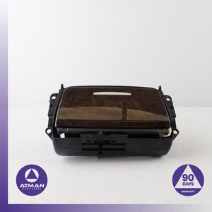 06-12 BMW E90 328i 335i 323i Front Center Console Ashtray Storage Trim Wood OEM