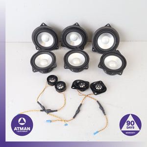 06-11 BMW E90 335i 328i Top Hi-Fi Interior Speaker Tweeter Loudspeaker Set OEM