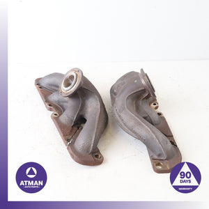 06-19 BMW F02 750i 650i 550i 4.4 V8 Exhaust Manifold Left & Right Side Set OEM