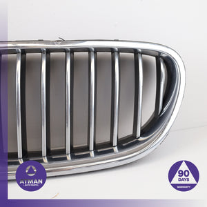 14-16 BMW F10 528i Right &amp; Left Side Radiator Hood Grill Grille Set OEM