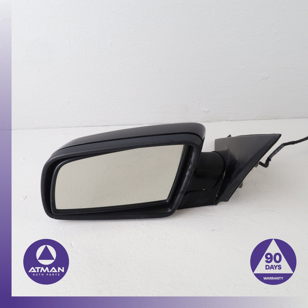 08-10 BMW E60 528i 535i Left Rear View Door Mirror Black OEM