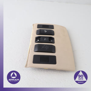 04-10 BMW E60 528i 550i Front Overhead Console Sunroof Switch Cover Trim OEM