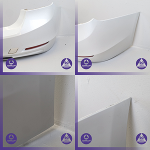 12-15 BMW F30 328i Sport Line Rear Bumper Cover Panel White 7312731 OEM