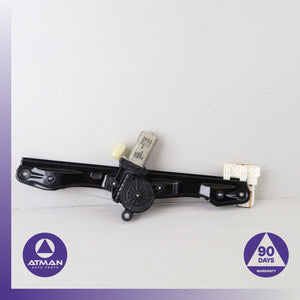 12-18 BMW F30 328i 335i Rear Left Driver Side Window Regulator w/ Motor OEM