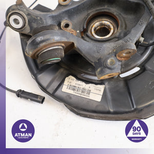 BMW F30 330e 330i Rear Right Spindle Knuckle Hub w/ Shield OEM 84k