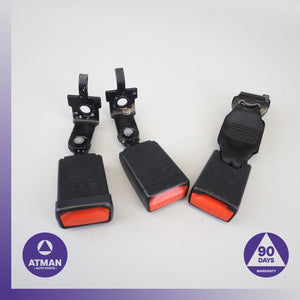 BMW F16 X6 X6M Rear Seatbelt Seat Belt Buckle Set Black OEM
