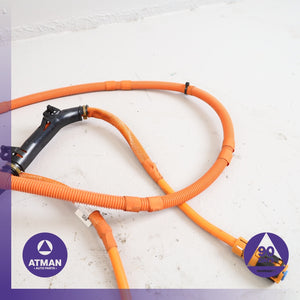16-18 BMW F30 330e Hybrid HV High Voltage Battery Cable Set OEM 84k