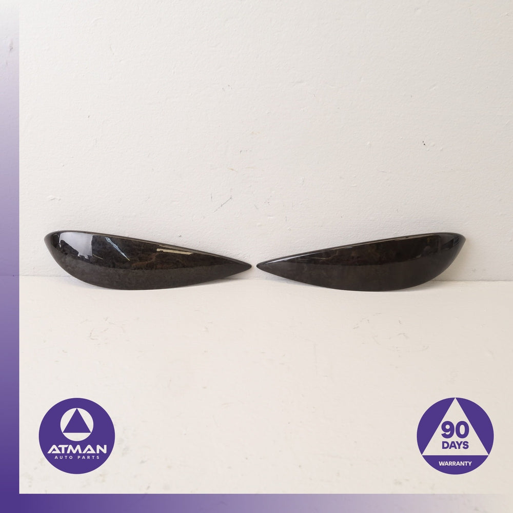 04-10 BMW E64 650i Left & Right Quarter Panel Cover Trim Set Wood OEM