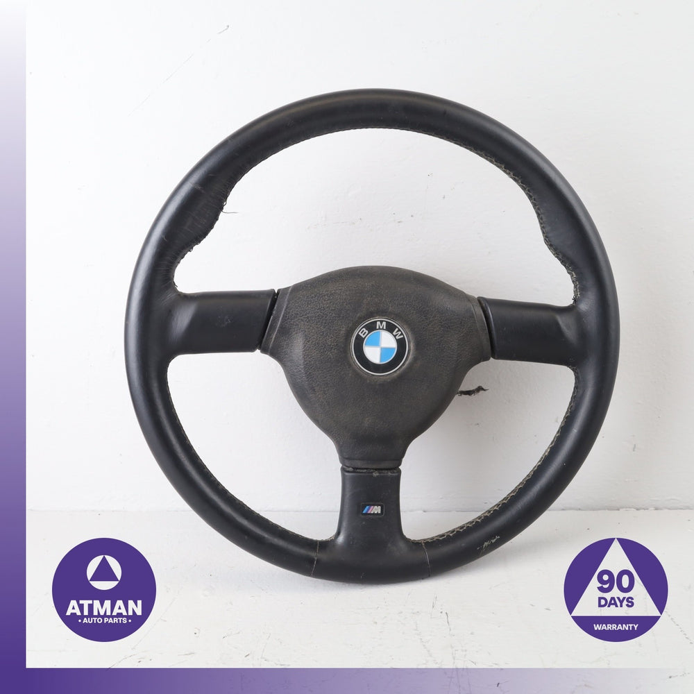 85-95 BMW E30 M3 525i 735i 385mm M-Tech Steering Wheel Black 32332226085 OEM