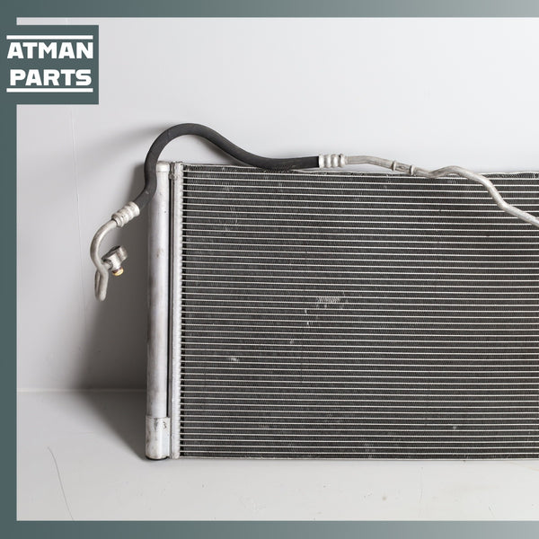 BMW F15 X5 A/C AC Air Conditioning Condenser w/ Line 64509239992 OEM