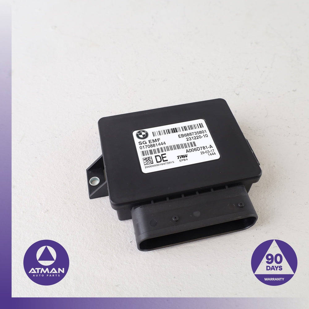 11-19 BMW F25 X3 650i Electronic Parking Brake Control Module EMF 6887358 OEM