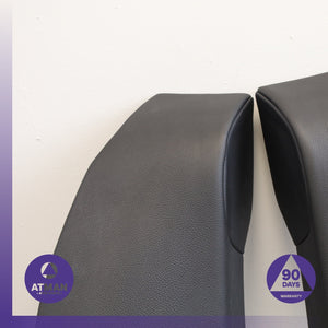 11-16 BMW F10 535i Rear Left &amp; Right Seat Bolster Set Black OEM