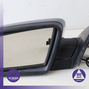 08-10 BMW E60 535i 528i Left Rear View Door Mirror Gray OEM — photo 3