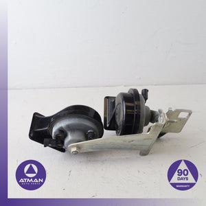 04-10 BMW E60 528i 550i High & Low Tone Note Signal Horn 61336935987 OEM
