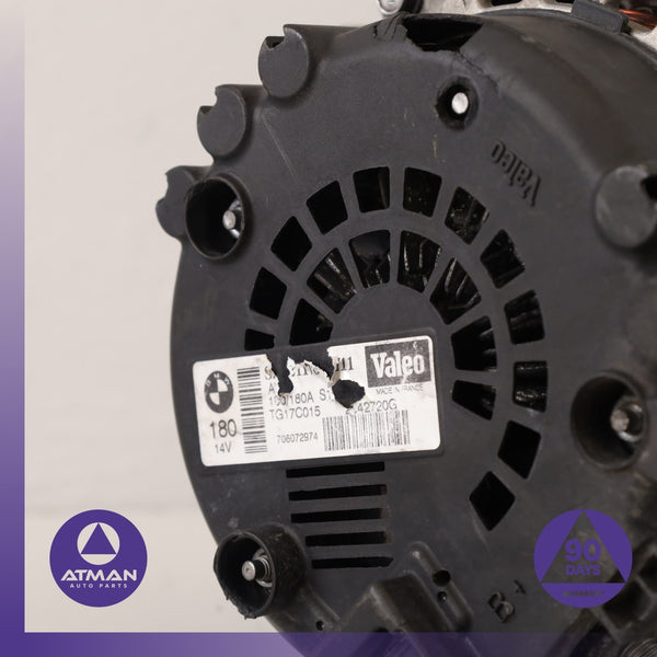 06-10 BMW E90 330i 328i Engine Motor Alternator Generator 180A 12317521178 OEM
