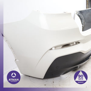16-18 BMW F26 X4 M40i M-Sport Rear Bumper Cover Panel White OEM 67k