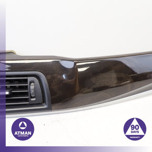 11-16 BMW F10 535i 528i Dash Dashboard Wood Trim Panel OEM — photo 6
