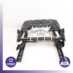 14-19 BMW F10 528i X5 X6 Front Left Seat Base Track Frame Rail w/ Motors OEM