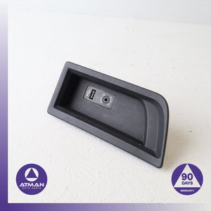 BMW F34 328i GT 320i Front Center Console Insert USB Aux Socket w/ Trim OEM