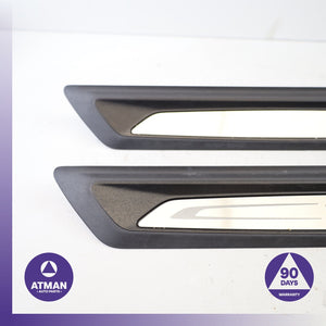 BMW F30 330i 328i Front Door Entrance Sill Scuff Trim Panel Set OEM