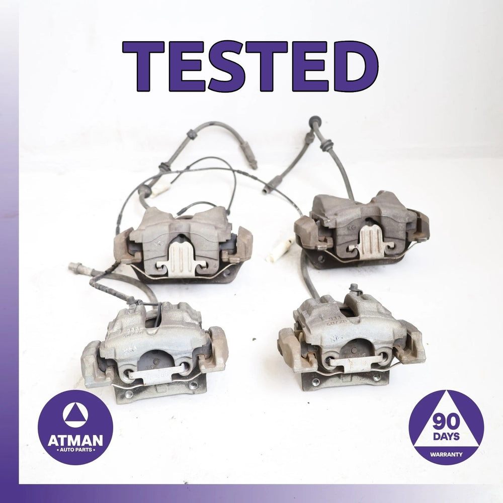 08-13 BMW E88 128i Front &amp; Rear Brake Caliper Calipers Set OEM