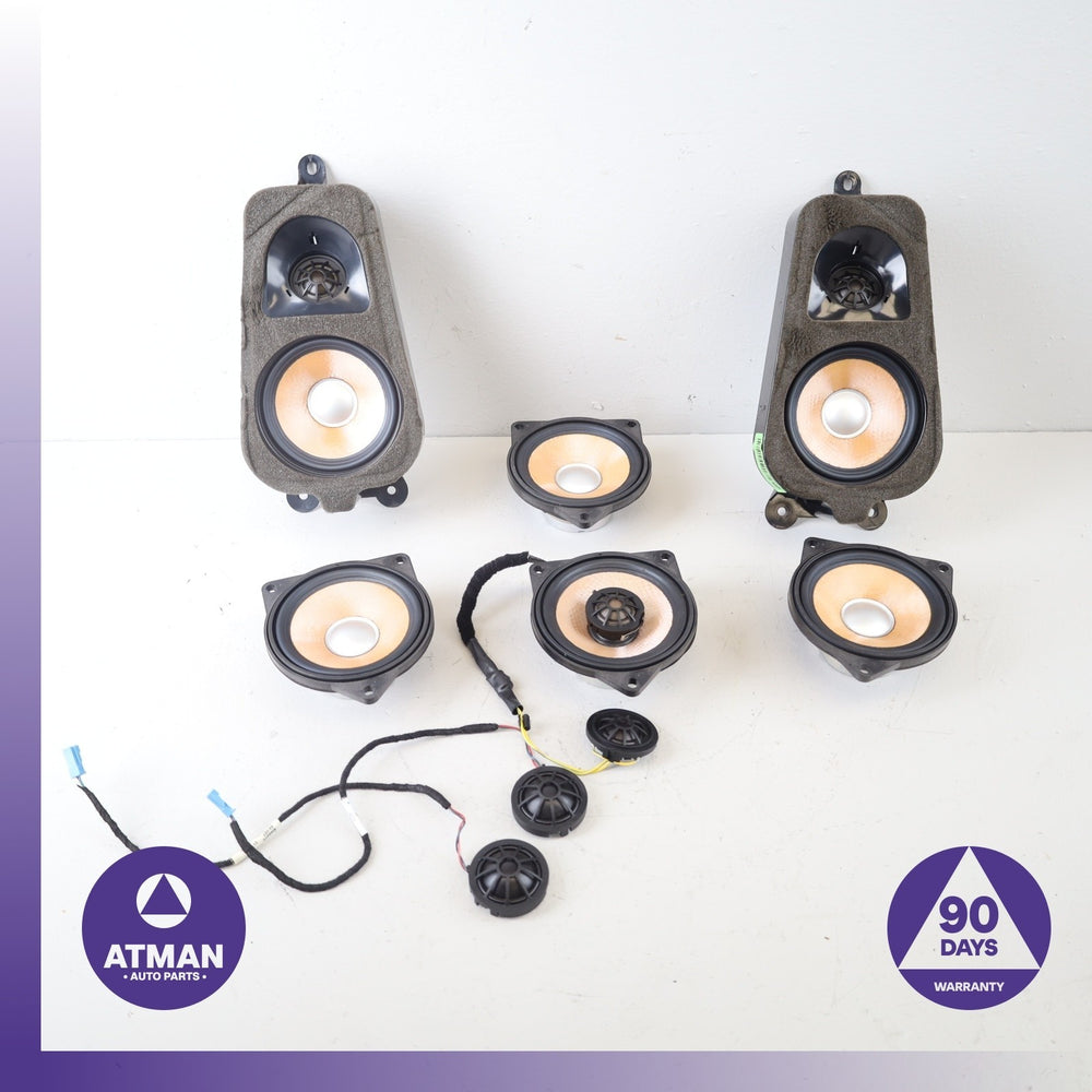 07-14 BMW E70 X5M X5 X6 Top Hi-Fi Individual Audio Sound Speaker Tweeter Set OEM