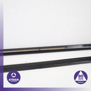 04-10 BMW E64 650i 645Ci M6 Left &amp; Right Door Window Lower Molding Set OEM — photo 4