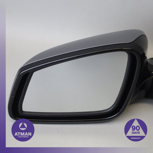11-13 BMW F10 550i 535i 528i Left Driver Side Rear View Door Mirror Gray OEM