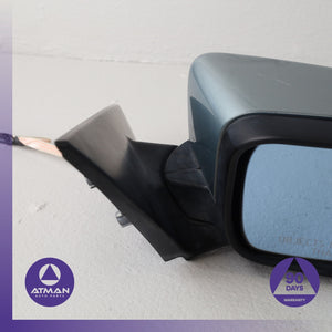 03-05 BMW E46 325i 320i Right Passenger Side Rear View Door Mirror Gray OEM