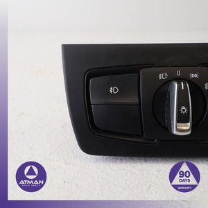 BMW F34 328i GT Headlight Fog Light Switch Control Module w/ Trim OEM
