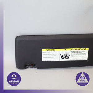 BMW F16 X6 X6M Right Passenger Side Sunvisor Sun Visor Black 51168061370 OEM