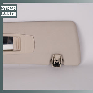 BMW F15 X5 Right Passenger Side Sunvisor Sun Visor Beige 51167353960 OEM