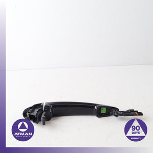 BMW E70 X5 Front Right Exterior Door Handle w/ Keyless Go Black OEM