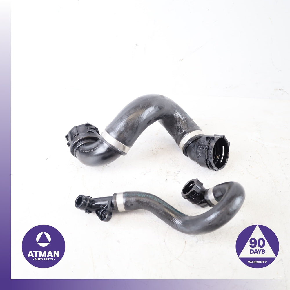 BMW E88 128i Engine Cooling Radiator Thermostat Hose Line Set OEM