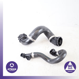 BMW E88 128i Engine Cooling Radiator Thermostat Hose Line Set OEM