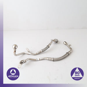 BMW G05 X5 750Li Left Engine Turbocharger Coolant Line 11538485156 OEM 55k