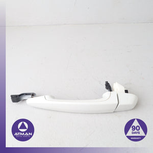 BMW E84 X1 X5 Rear Left Driver Exterior Door Handle w/ Keyless Go White OEM