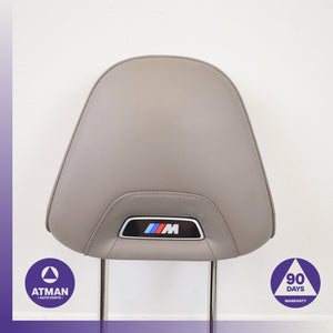 20-25 BMW F98 X4M X3M M-Sport Front Left or Right Seat Headrest Grey OEM