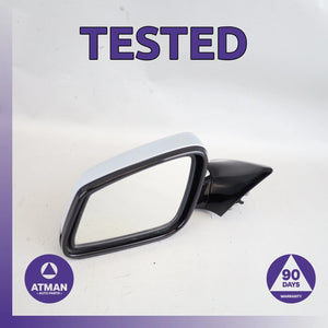 12-15 BMW F06 650i 640i Left Driver Side Rear View Door Mirror Silver OEM