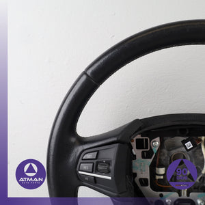 09-17 BMW F02 750Li 535i Leather Multifunction Steering Wheel 32336790886 OEM — photo 5